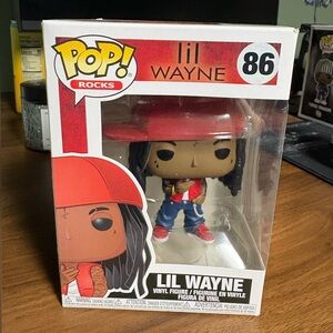 Funko Pop! Lil Wayne Figure - Red and Blue